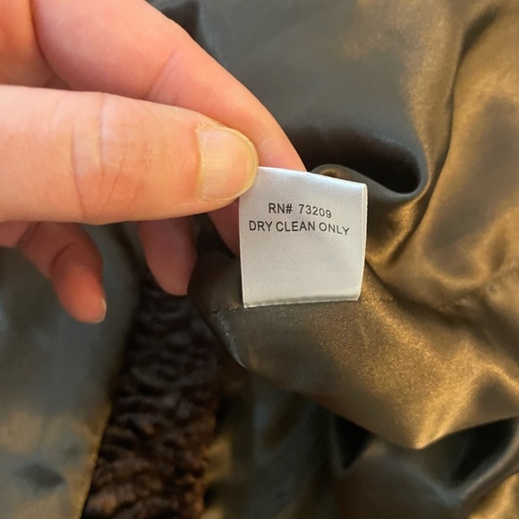 VTG Marvin Richard’s Mocha Brown Faux Fur Plush Mid Length Coat XL - Picture 6 of 12